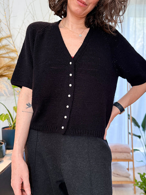 Button Tee Knitting Pattern