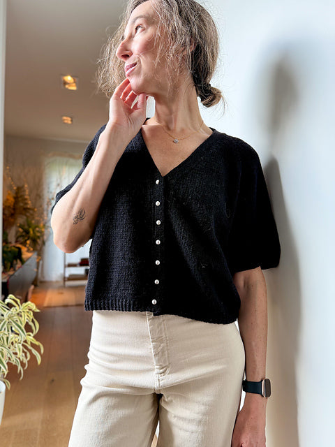 Button Tee Knitting Pattern