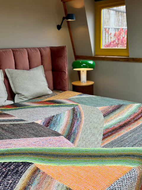 Marled Blanket Knitting Pattern