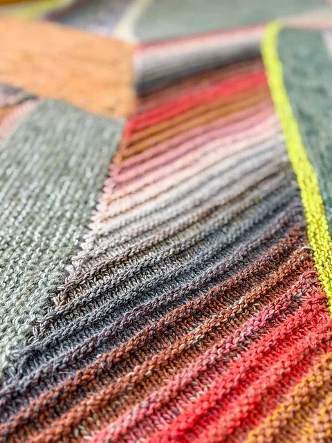 Marled Blanket Knitting Pattern
