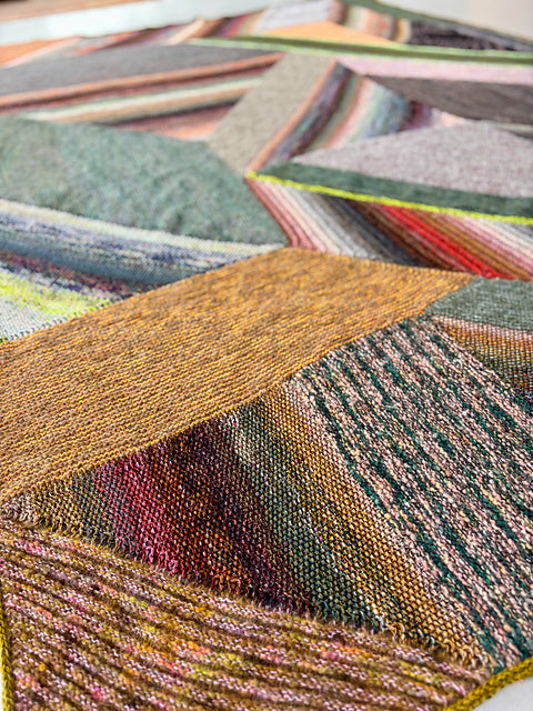 Marled Blanket Knitting Pattern