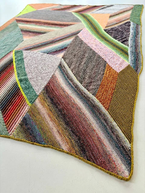Marled Blanket Knitting Pattern