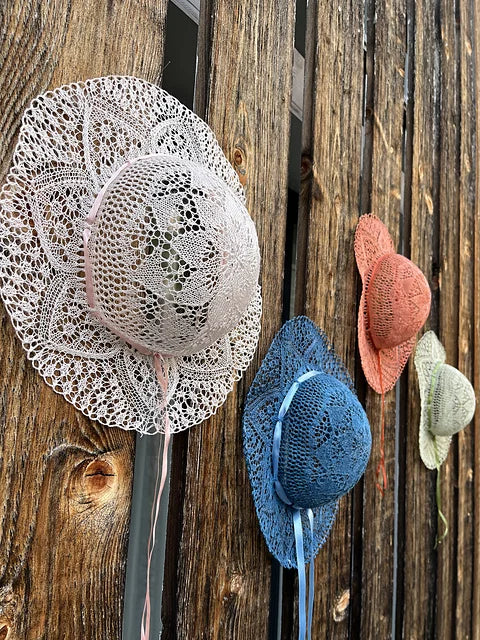 Lace Summer Hat Knitting Pattern