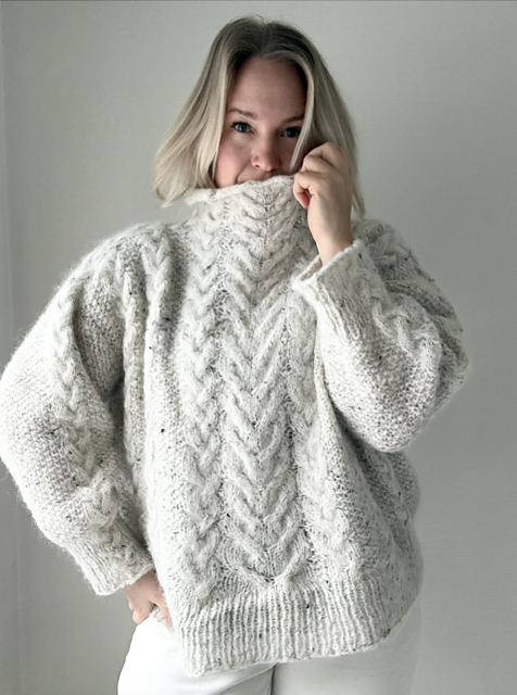 Cable Pullover Knitting Pattern