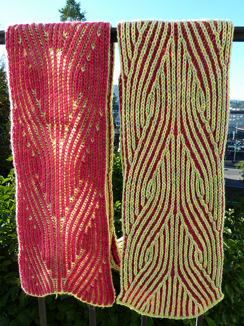 Hegg Braid Scarf Knitting Pattern