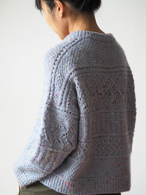 Vine Lace Pullover Knitting Pattern