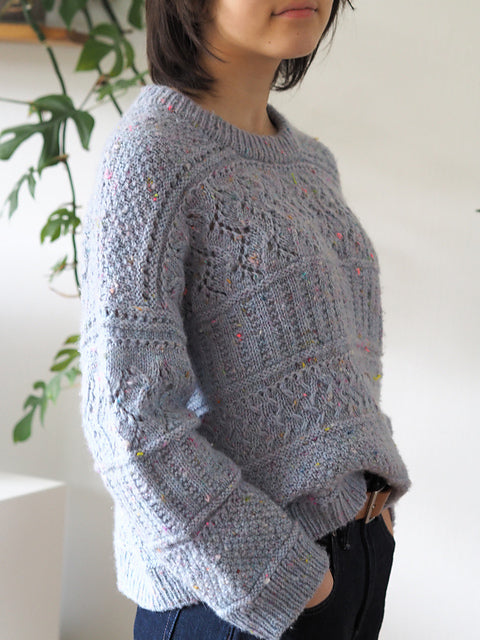 Vine Lace Pullover Knitting Pattern