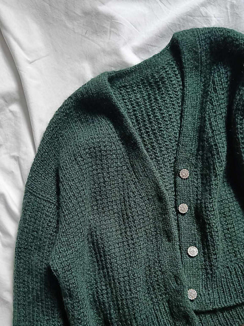 Broken Rib Cardigan Knitting Pattern