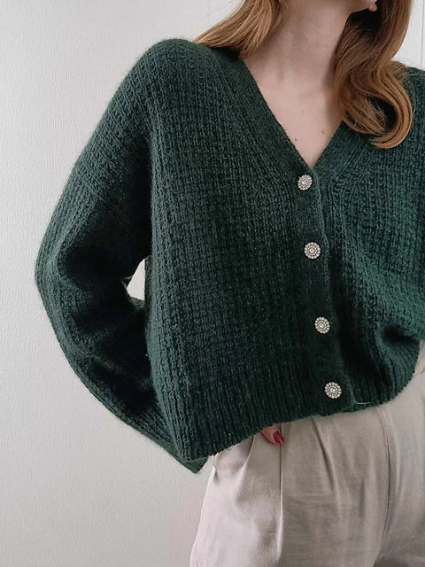 Broken Rib Cardigan Knitting Pattern