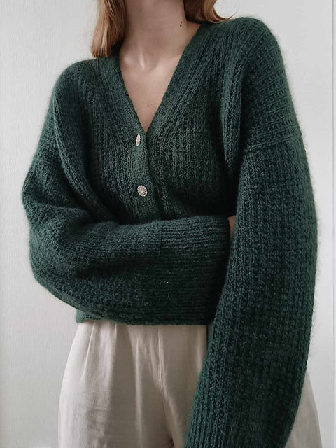 Broken Rib Cardigan Knitting Pattern