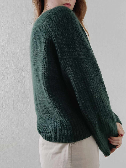 Broken Rib Cardigan Knitting Pattern