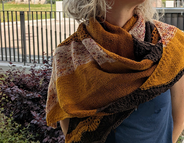 Neck Shawl Knitting Pattern