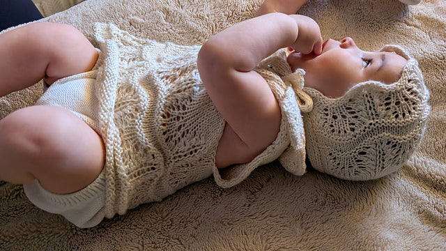 Baby Lace Set Knitting Pattern