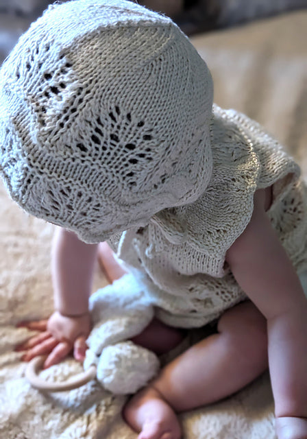 Baby Lace Set Knitting Pattern