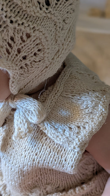 Baby Lace Set Knitting Pattern