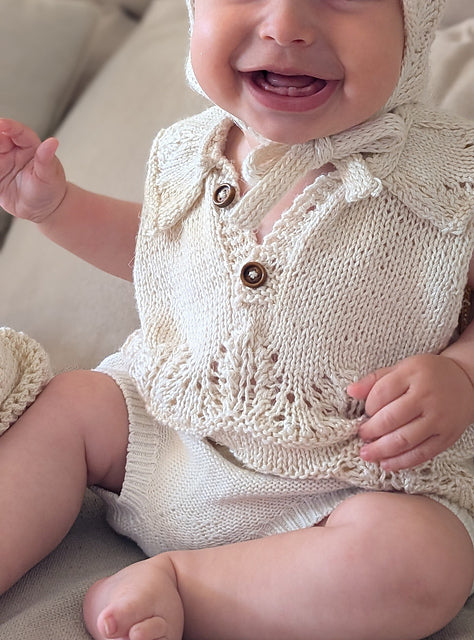 Baby Lace Set Knitting Pattern