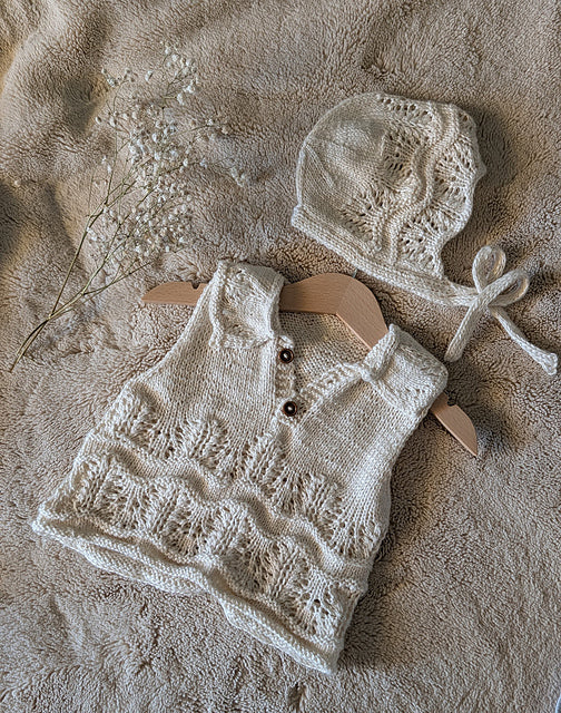 Baby Lace Set Knitting Pattern