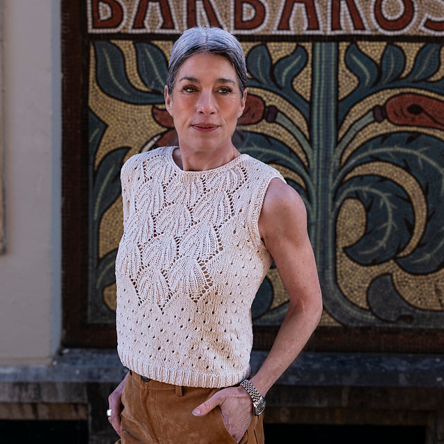 Leaf Lace Top Knitting Pattern