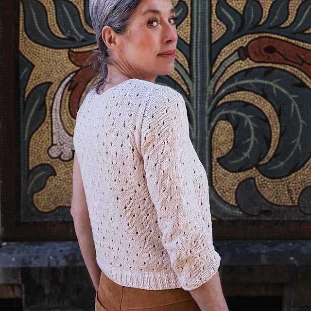 Leaf Lace Top Knitting Pattern