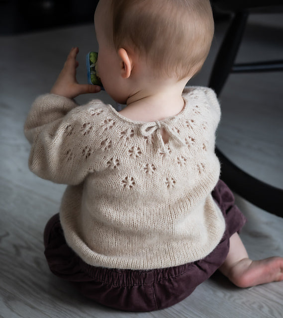 Kids Lace Blouse Knitting Pattern