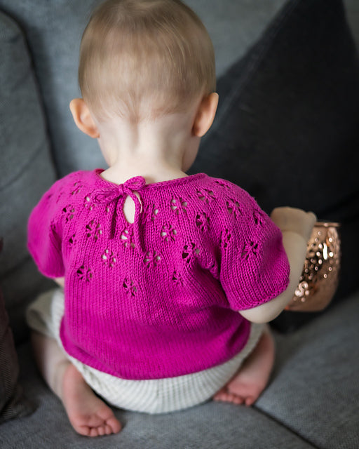 Kids Lace Blouse Knitting Pattern