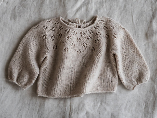 Kids Lace Blouse Knitting Pattern