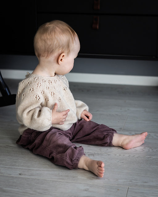 Kids Lace Blouse Knitting Pattern