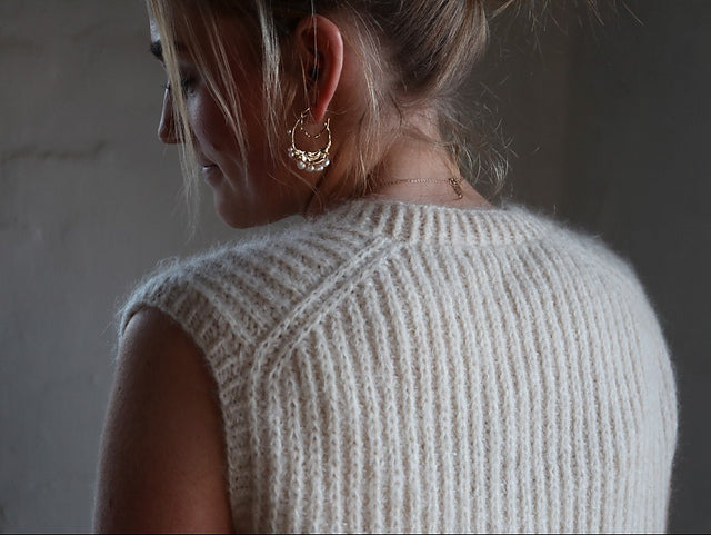 Relaxed Fit Vest Knitting Pattern