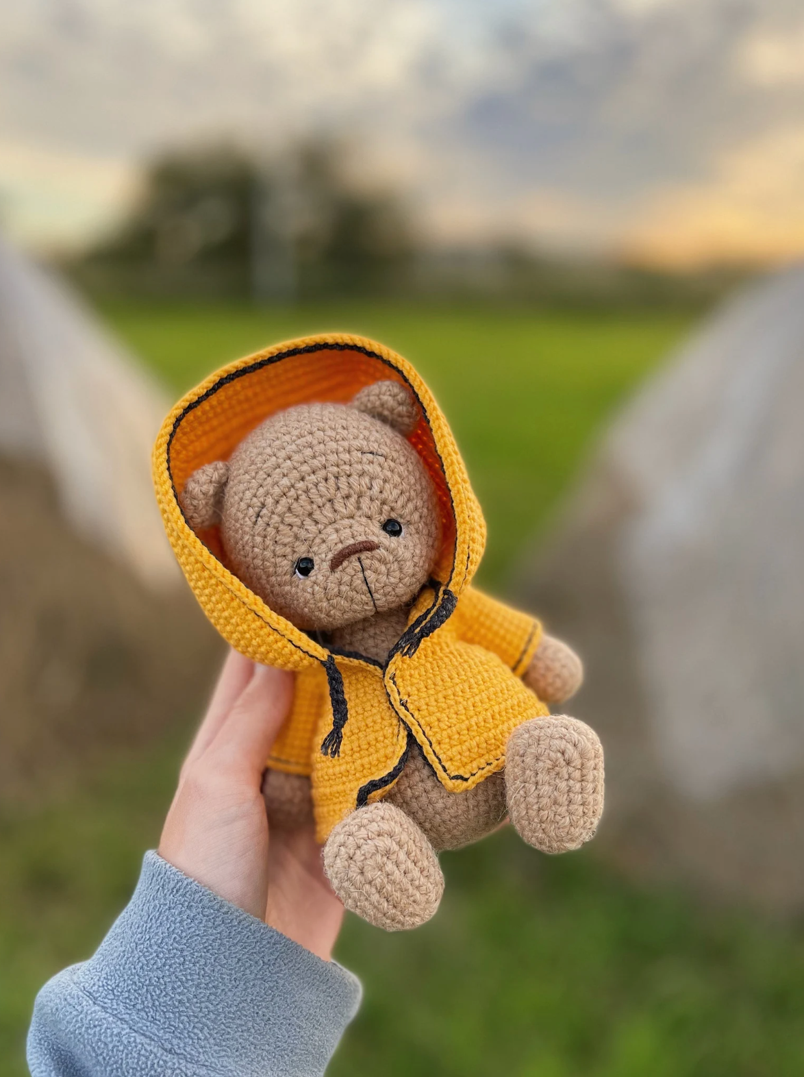 Raincoat For Crochet Bear Pattern