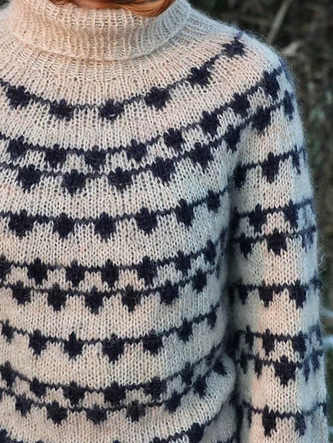 Snowfall Sweater  Knitting Pattern