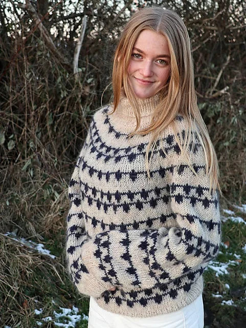 Snowfall Sweater  Knitting Pattern