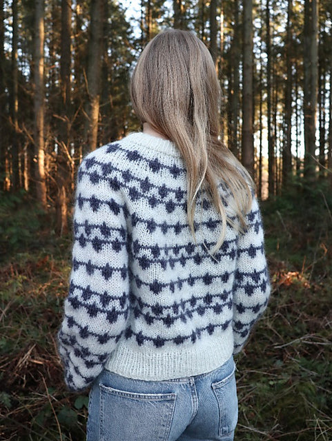 Snowfall Sweater  Knitting Pattern