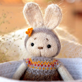 Dressed Bunny Knitting Pattern