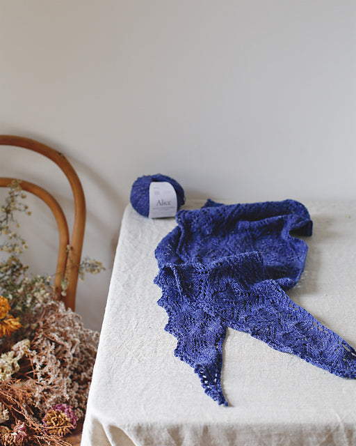 Lace Crescent Shawl Knitting Pattern
