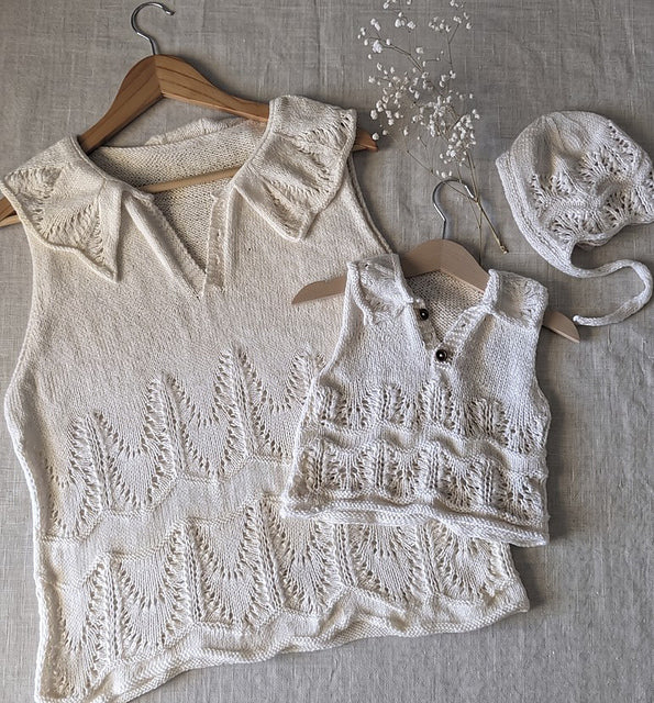 Baby Lace Set Knitting Pattern