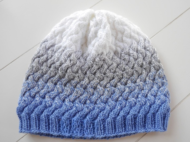 Braided Hat Knitting Pattern