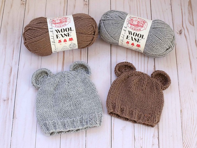 Bear Ears Hat Knitting Pattern