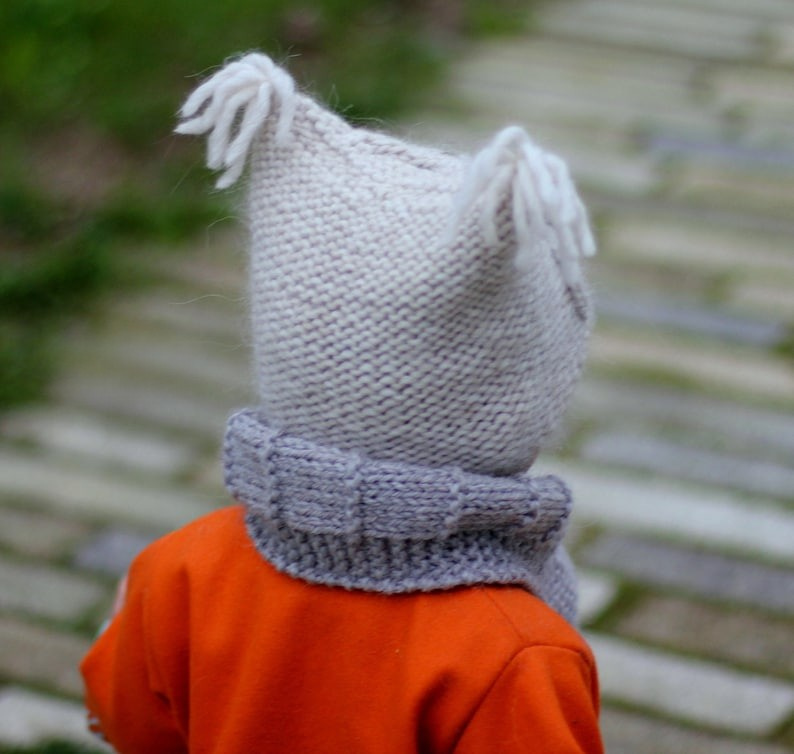 Owl Beanie Knitting Pattern