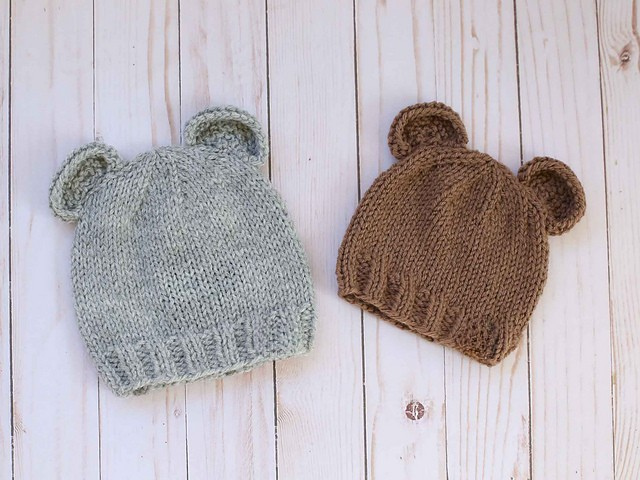 Bear Ears Hat Knitting Pattern