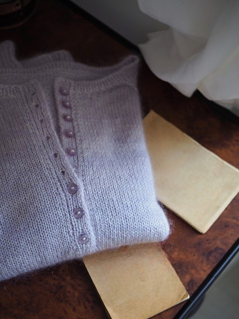 Button Neck Sweater Knitting Pattern