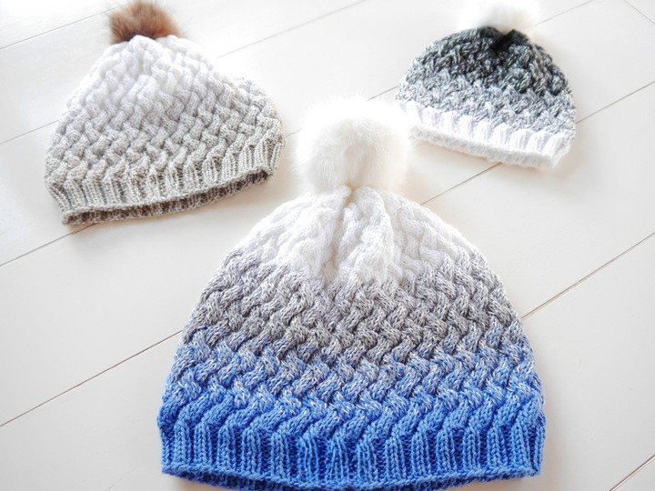 Braided Hat Knitting Pattern