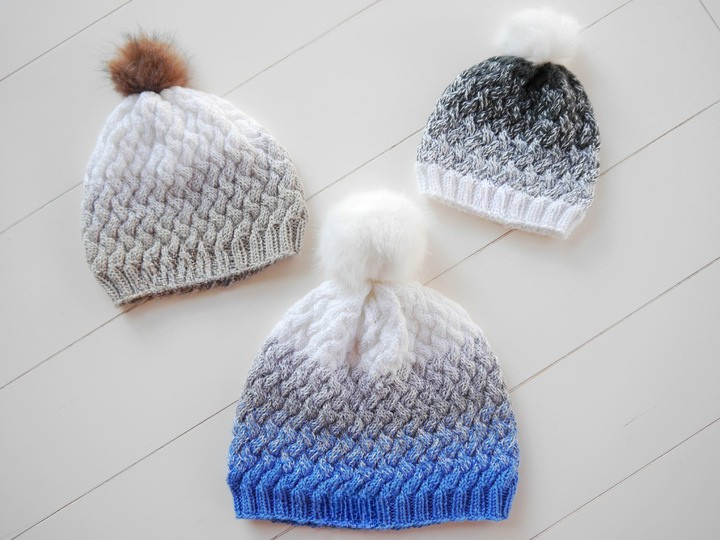 Braided Hat Knitting Pattern