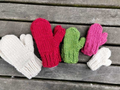 Family Set Mittens Knitting Pattern