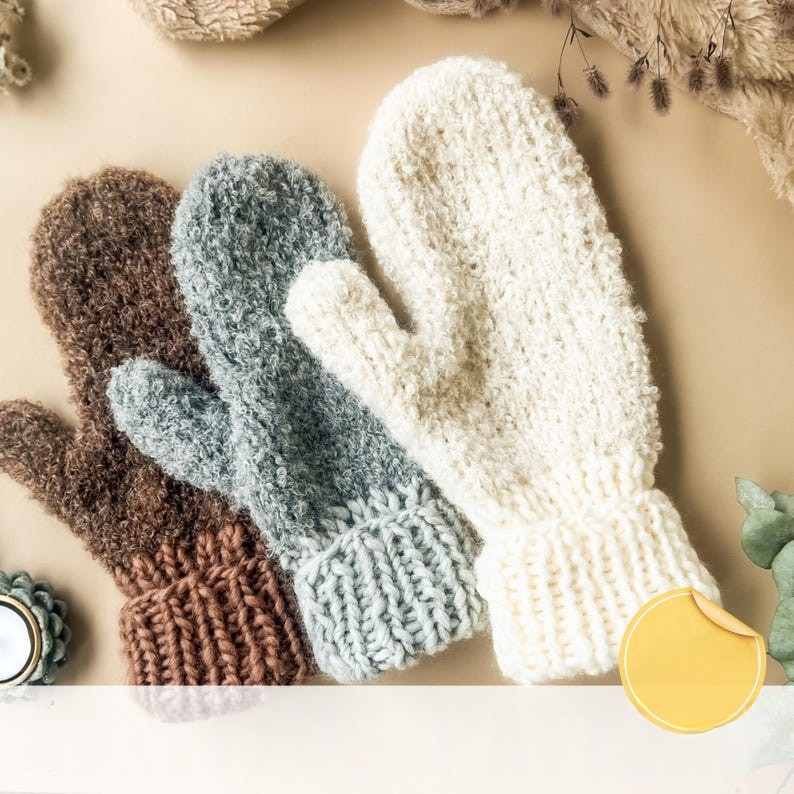 Easy Mitten Knitting Pattern