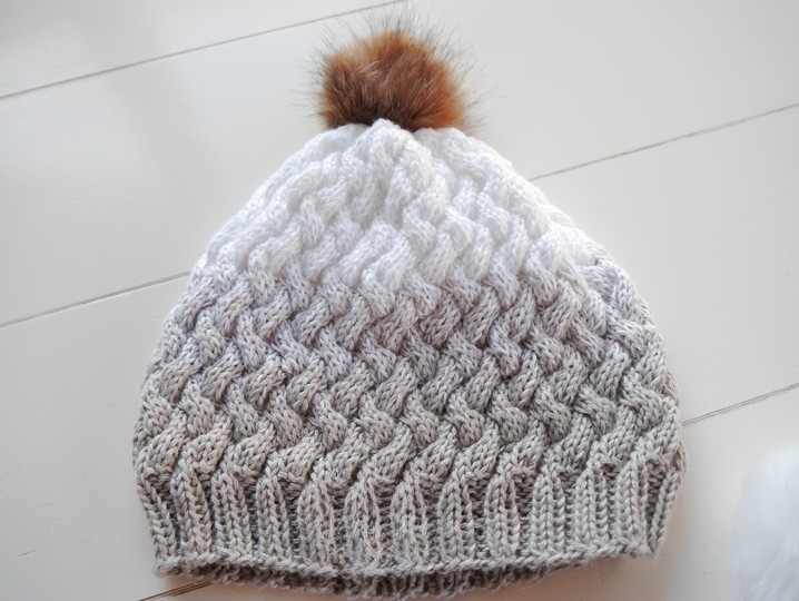 Braided Hat Knitting Pattern