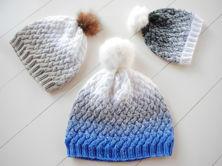 Braided Hat Knitting Pattern