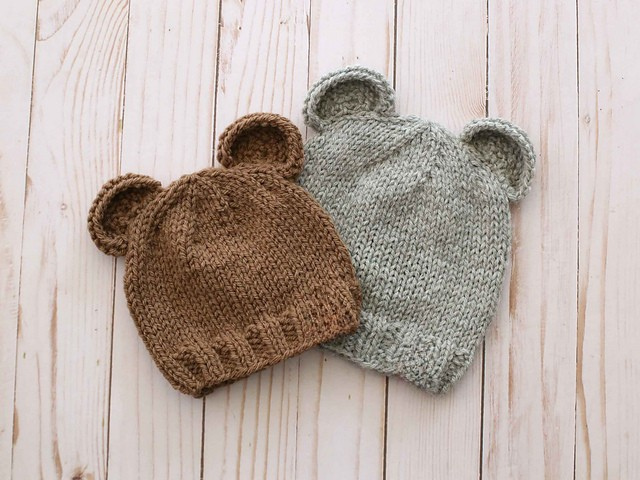 Bear Ears Hat Knitting Pattern