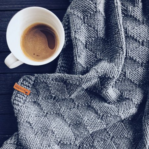 Lantern Blanket Knitting Pattern