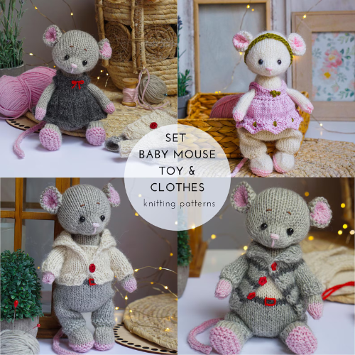Baby Mouse Knitting Pattern