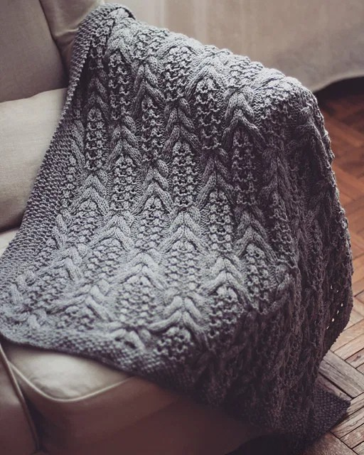 Baby Lace Blanket  Knitting Pattern
